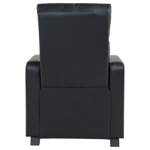 Warren - 4 Seater Home Theater With 3 Wedge Consoles - Black