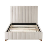 The Upholstered Wingback Bed – A Refined Union of Contemporary Comfort and Architectural Elegance