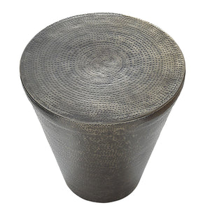 Drum Accent Side Table, Elegant Design
