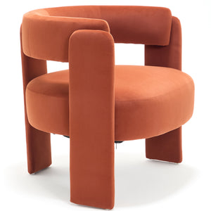 Accent Chair for Living Room, Velvet Comfy Single Sofa Chair