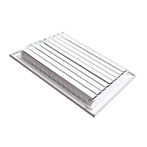 Adjustable Single Deflection Aluminum HVAC Vent Cover