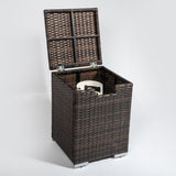 Rattan propane tank cover gas bottle cover outdoor wicker gas cylinder cover