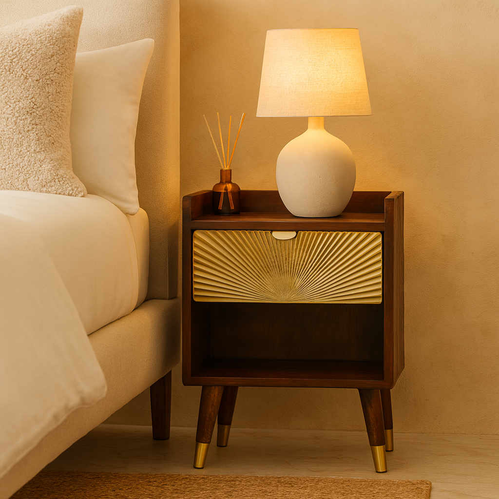 Solid Wood Manila Nightstand