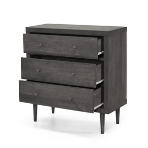 Nystrom - Mid Century Modern 3 Drawer Chest