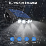 2/4-Pack Outdoor Solar Wall Lights – Motion Sensor, Dusk-to-Dawn, IP44 Rated