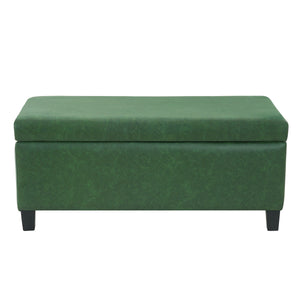 Storage Ottoman with Flip-Top Lid