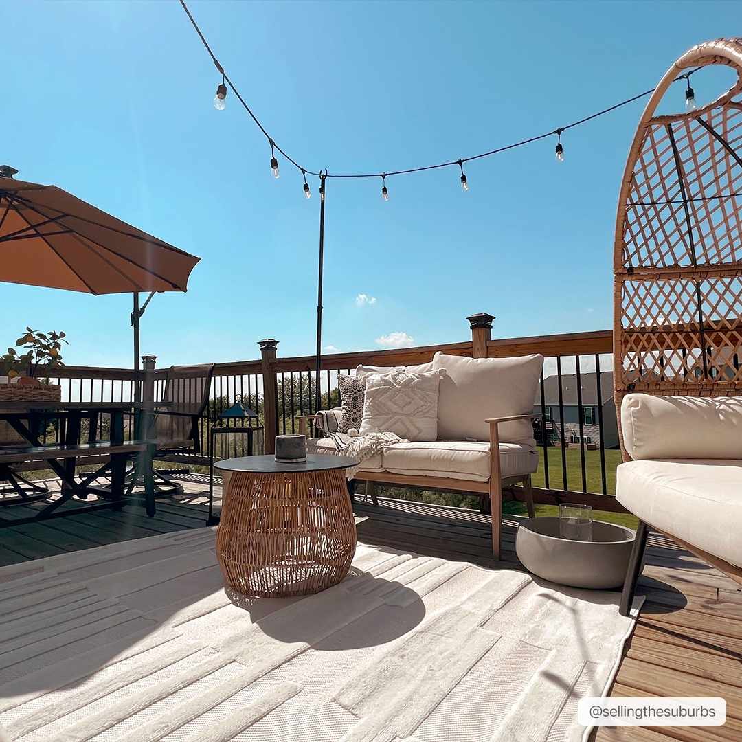 Nita Tan Outdoor Rug - Clearance