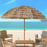 8' Thatched Patio Tiki Umbrella Tropical Palapa