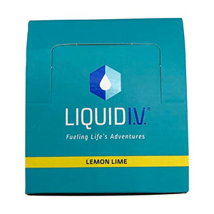 Liquid I.V. Hydration Multiplier Lemon Lime Electrolyte Drink Mix 16 Pack