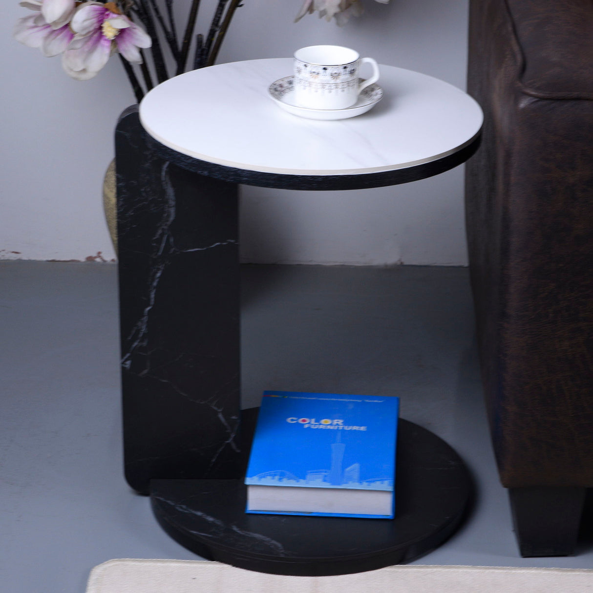 Round Coffee & End Table Set