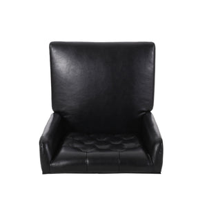Sophisticated Tufted Dining Chair With High Back Design