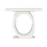 Console Table With Oval Base And Reinforced Bottom Plate