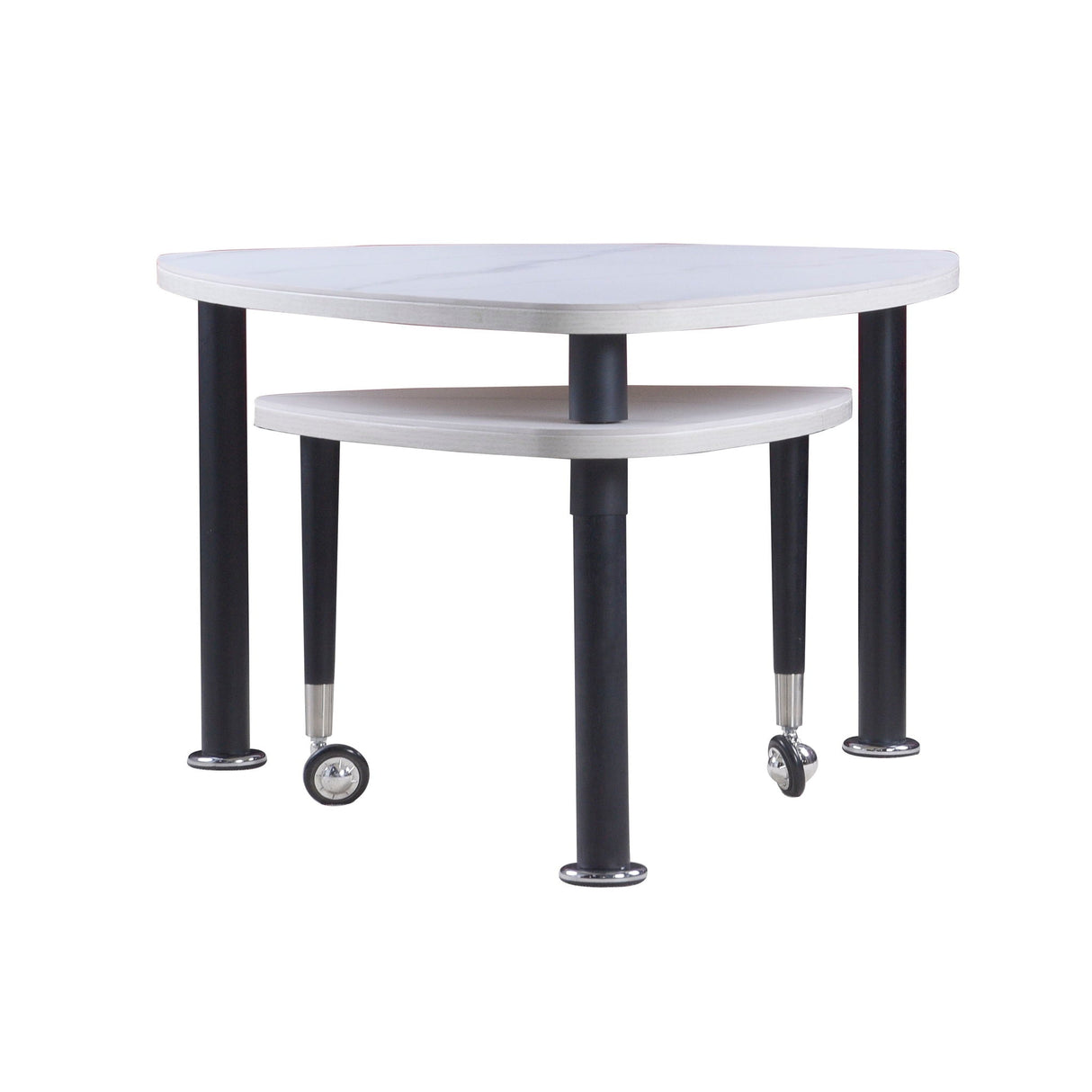 360 Degree Rotatable Coffee Table With Solid Legs