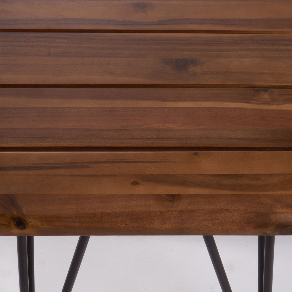 Zenith - Outdoor Industrial Accent Table (Set of 2) - Teak