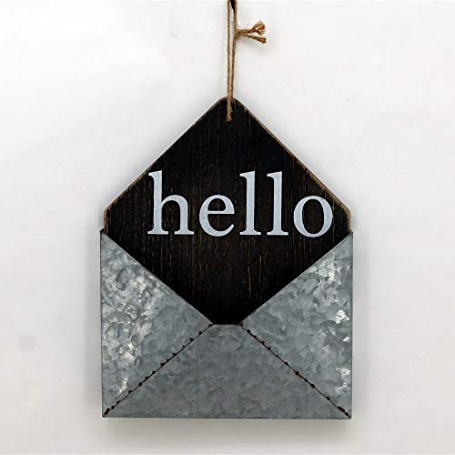 Parisloft-Hello-Wall-Pocket-Galvanized-Metal-and-Wood-Envelope-Letter-Organizer-Decor-Decorative-Plaques