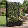 Metal Planter Box with Trellis