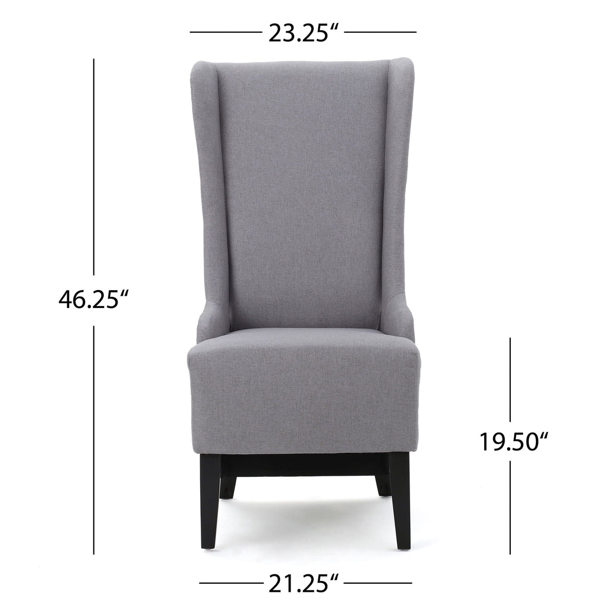 Alight - Upholstered Dining Chair With High Back And Birch Wood Legs (Set of 2)