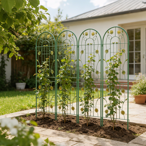 2 Pack Metal Garden Trellis 71" x 19.7"