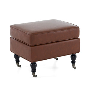 Ottoman Square Design - Brown