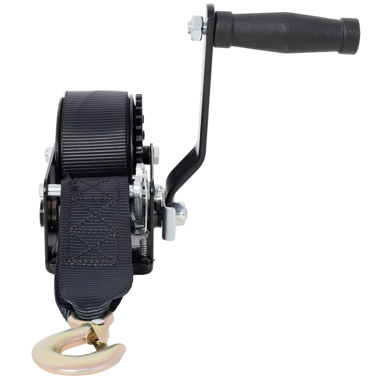 600LBS Hand Winch with 19.6FT Strap