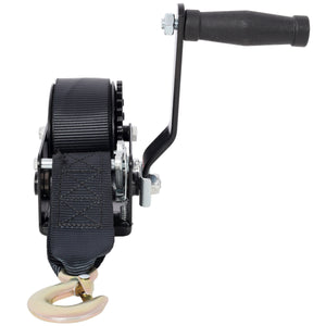 600LBS Hand Winch with 19.6FT Strap
