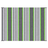 Reversible outdoor vintage rug carpet, 9' x 18' waterproof with carry bag