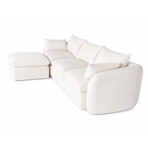 Fully Sponge Compressed Sectional Sofa