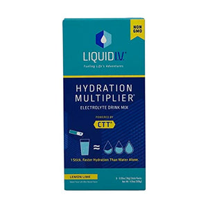 Liquid I.V. Hydration Multiplier Lemon Lime Electrolyte Drink Mix 16 Pack