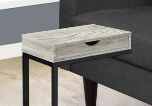 Accent Table, C-Shaped Contemporary Elegant Design