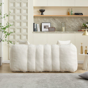 Cozy Beanbag Chair With High Resilience Foam Core For 2