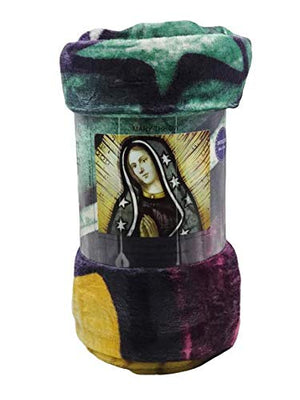 Decor&More Religious 50" x 70" Oversized Super Soft Microplush Throw Blanket