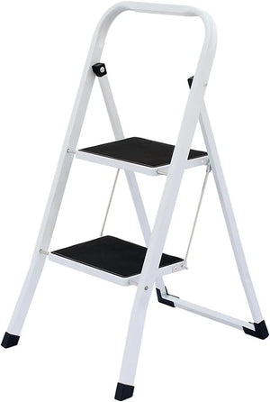 Lightweight Folding Step Stools with Anti-Slip Pedal - 330lbs Capacity