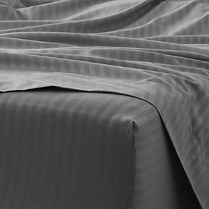 NobleHouse 1800 Series Wrinckle Resistant Embossed Stripe Sheet Set