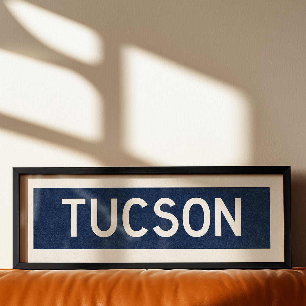 Framed Tucson Navy Bus Scroll