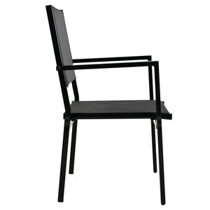 6-Person Modern Steel Outdoor Dining Set