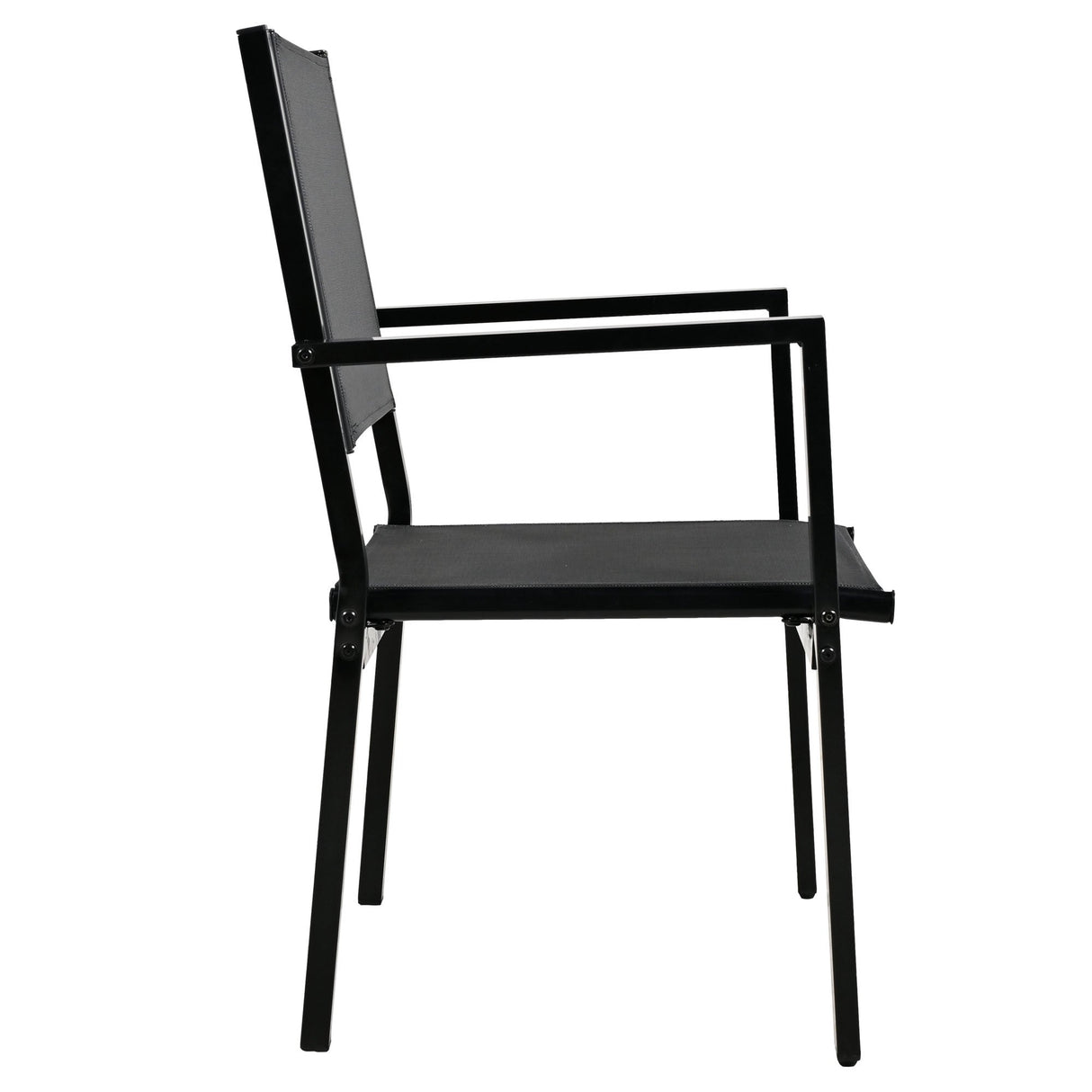 6-Person Modern Steel Outdoor Dining Set