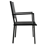 6-Person Modern Steel Outdoor Dining Set