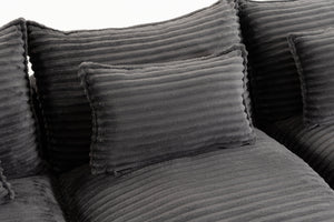 129.8" Width Cloud Couch Oversized Modular Sectional Sofa