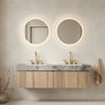 MURI 60" Bathroom Vanity & Sink, Floating Plywood Storage Cabinet