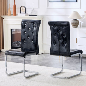 Elegant Design Upholstered Dining Chairs