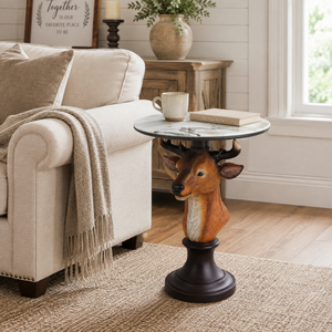 Deer Head Accent Table