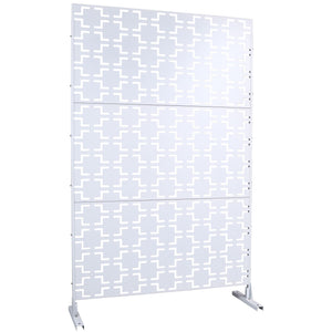 Outdoor & Indoor Metal Privacy Freestanding Decorative Screen
