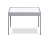 Gibson 3-Piece Dry Erase Kids Table & Two Chair Set, Gray