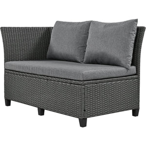 Tomax 5-Piece Outdoor Patio Rattan Sofa Set