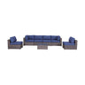 Outdoor Wicker Seating Group With Cushions