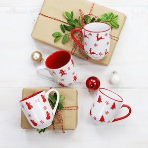 Winterfest-12oz-Mugs-Set-of-4,-Assorted-Winter-designs-Christmas-Decor