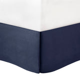 7 Piece Tufted Comforter Set Navy California King