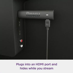 Roku Streaming Stick 4K Streaming Device 4K/HDR/Dolby Vision with Voice Remote with TV Controls
