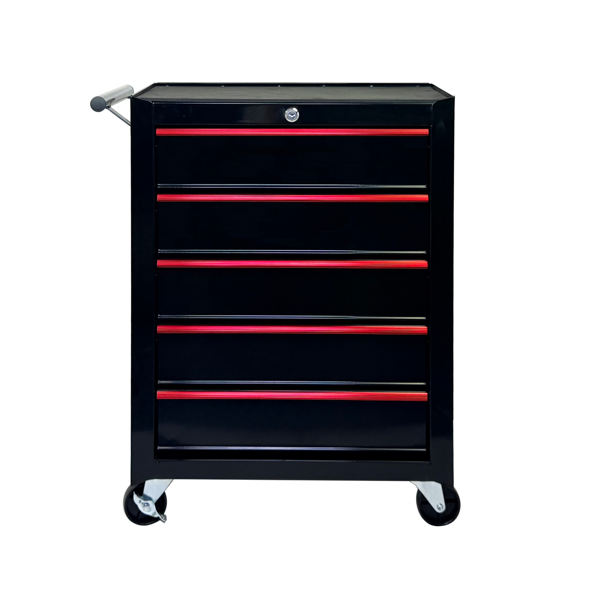 Rolling Metal Tool Chest With 5 Drawers