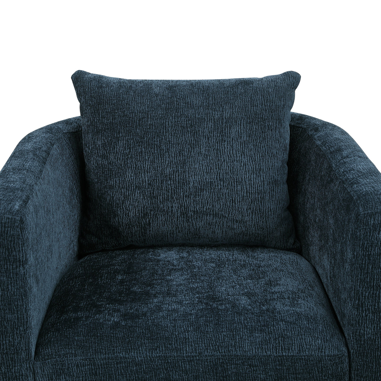 Sutton Light Grey Performance Fabric Swivel Barrel Chair